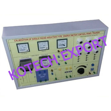 Calibration Of A Single Phase Energy Meter Panel