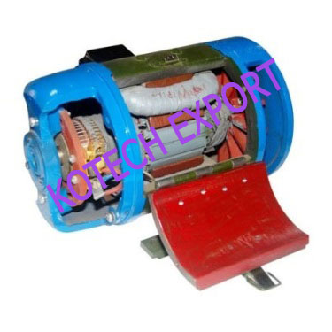 Cut Section Working Model of DC Motor